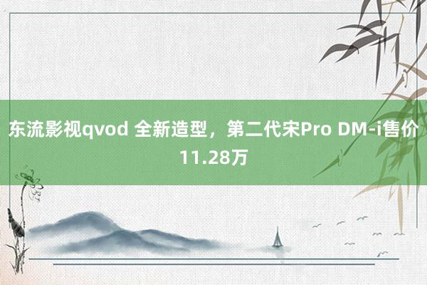 东流影视qvod 全新造型，第二代宋Pro DM-i售价11.28万