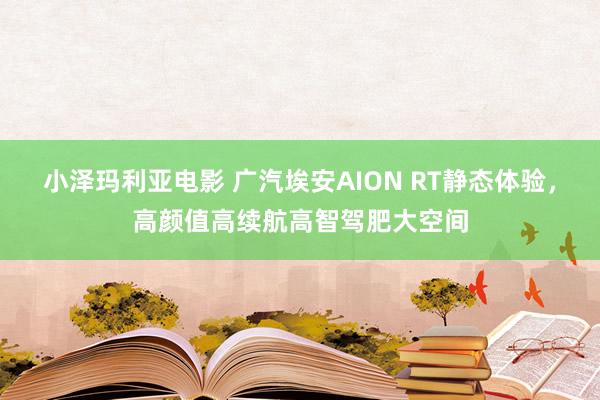 小泽玛利亚电影 广汽埃安AION RT静态体验，高颜值高续航高智驾肥大空间