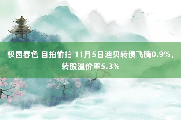 校园春色 自拍偷拍 11月5日迪贝转债飞腾0.9%，转股溢价率5.3%