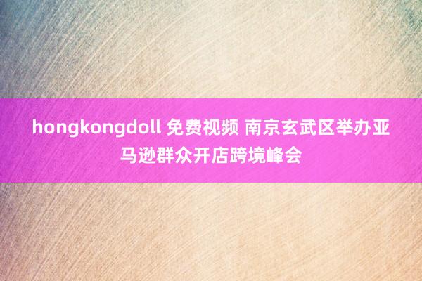 hongkongdoll 免费视频 南京玄武区举办亚马逊群众开店跨境峰会