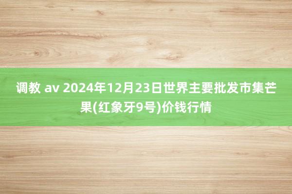 调教 av 2024年12月23日世界主要批发市集芒果(红象牙9号)价钱行情